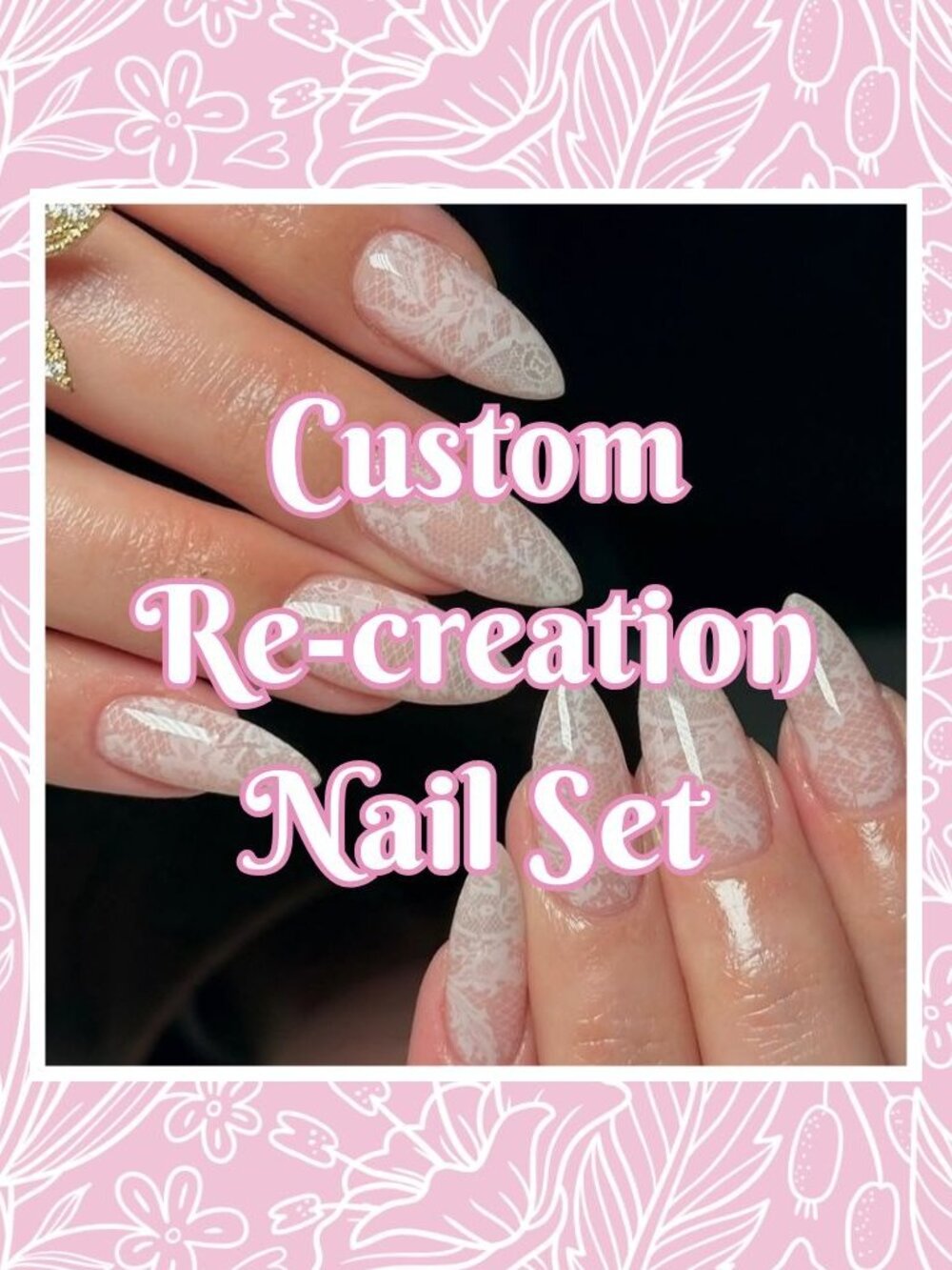 💅 Custom Re-Creation Press-On Nails (Made to Order)